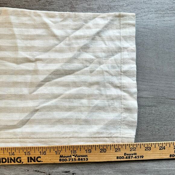 Abercrombie & Fitch Linen Jumpsuit Striped Smocked Body Short Sleeves SP - Picture 14 of 16